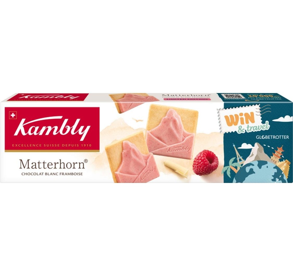 Kambly Petits gâteaux Framboise Matterhorn 100 g