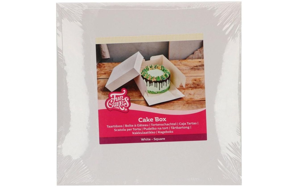 Funcakes Boîte à gâteaux 25 x 25 x 15 cm, 1 Pièce/s