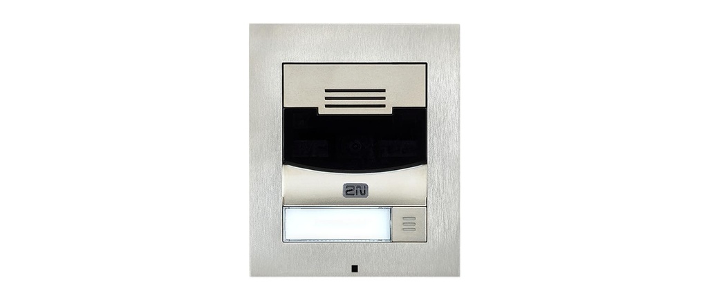 2N Station de porte IP IP Solo avec caméra, installation sur le mur, argent