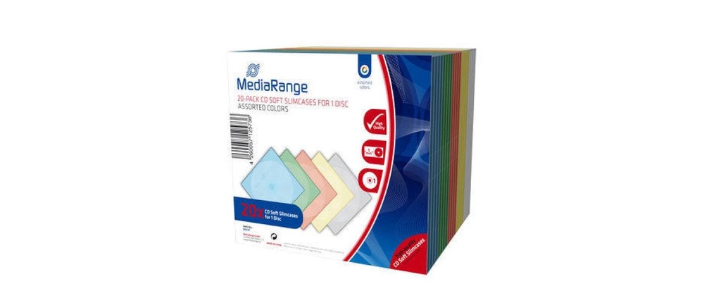 MediaRange Housse CD / DVD Retail Pack