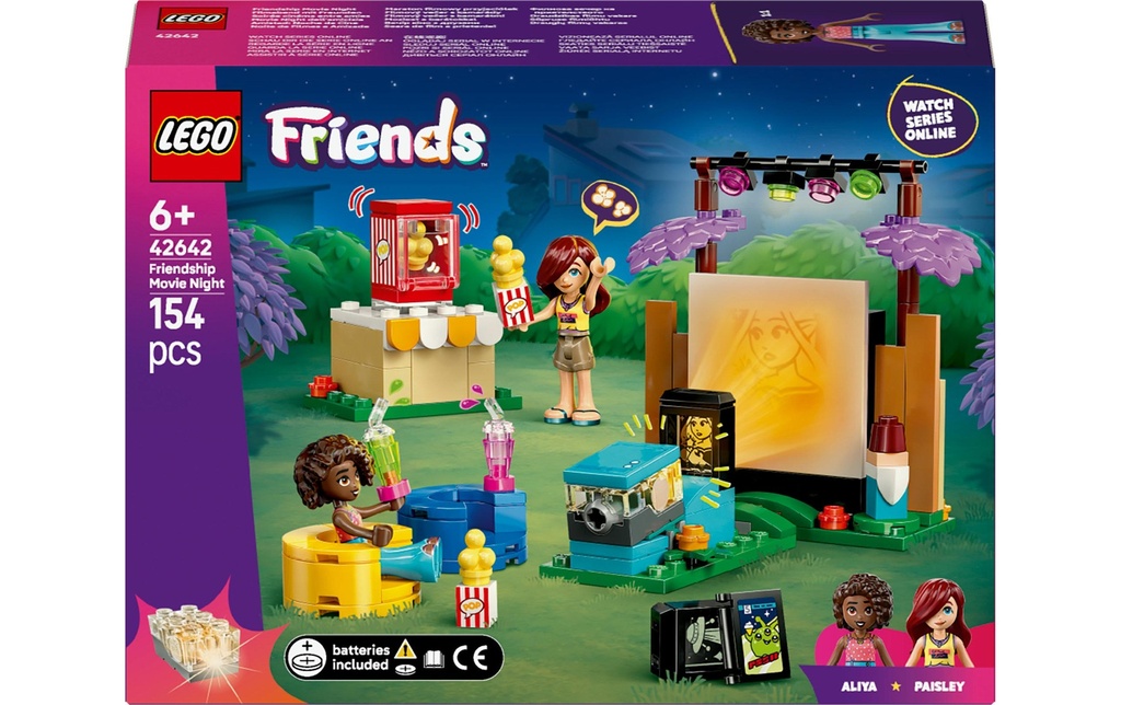 LEGO® Friends Soirée cinéma entre amis 42642