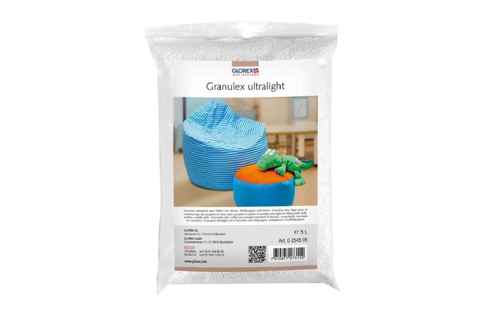 Glorex Perles de polystyrène Granulex ultralight 5 L