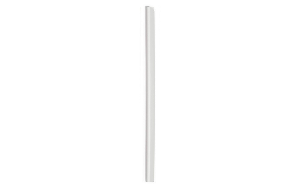 DURABLE Rail de serrage 3 mm, Blanc, 50 rails