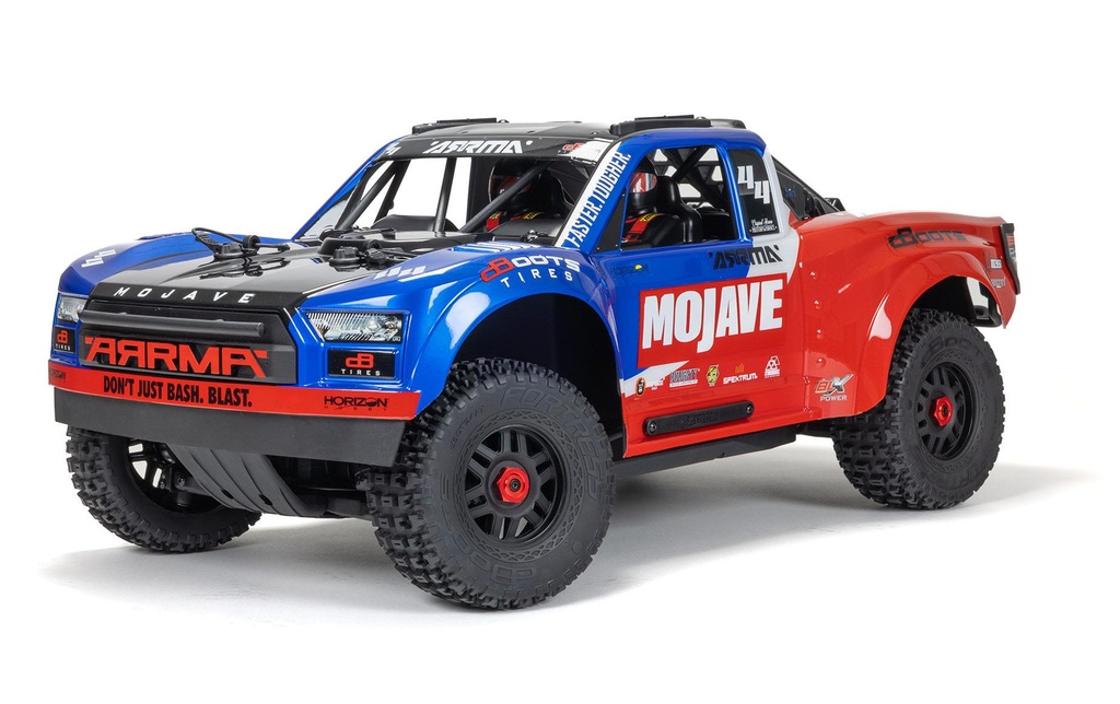 Arrma Short Course Truck Mojave 4x4 4S BLX Bleu, ARTR, 1:8