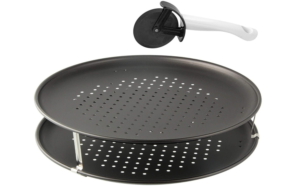 Zenker Plaque à pizza Special – Countries Ø 32 cm, 3 pièces