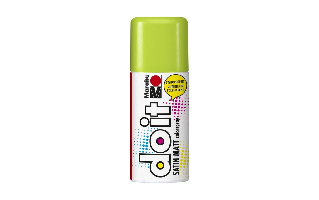 Marabu Peinture aérosol do it Satin 150 ml, Vert/Vert clair