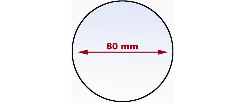 Mirrycle Miroir de remplacement ø 80 mm, pour Myrricle e-bike
