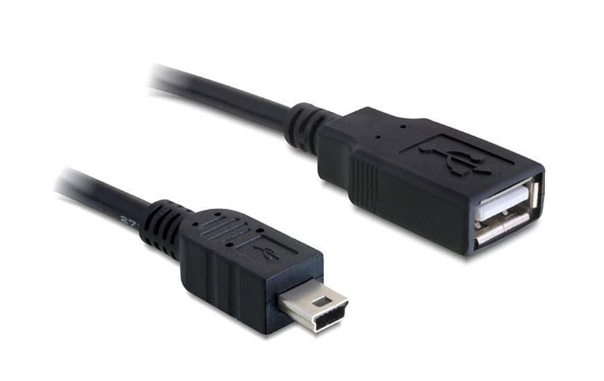 Delock Câble adaptateur USB 2.0 Mini-USB B - USB-A 0.5 m