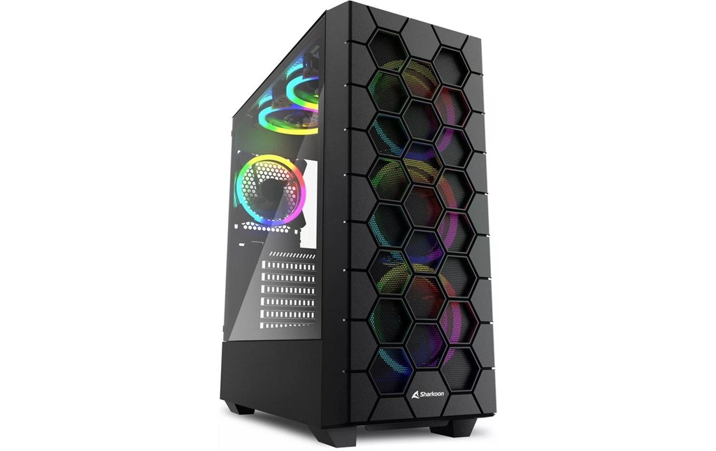 Sharkoon Boîtier d’ordinateur RGB HEX