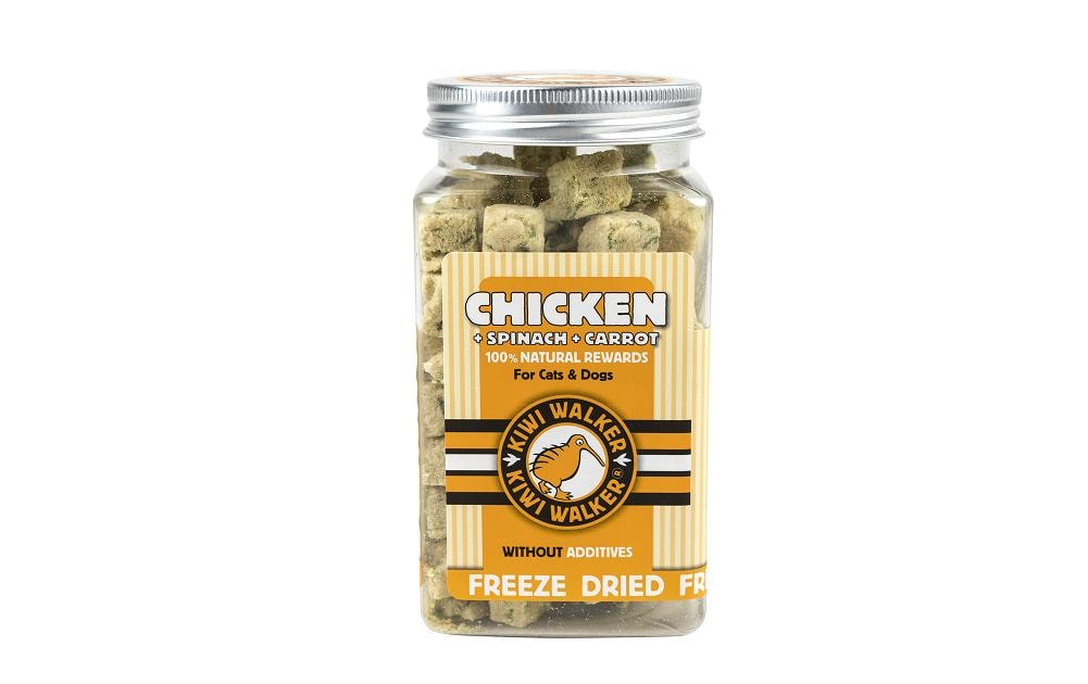 KIWI WALKER Collation Poulet, épinards & carotte, 65 g