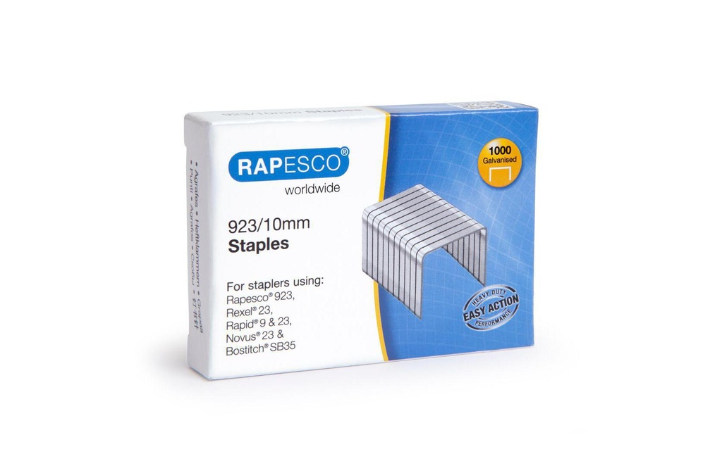 Rapesco Agrafe 923/10 1000 pièces