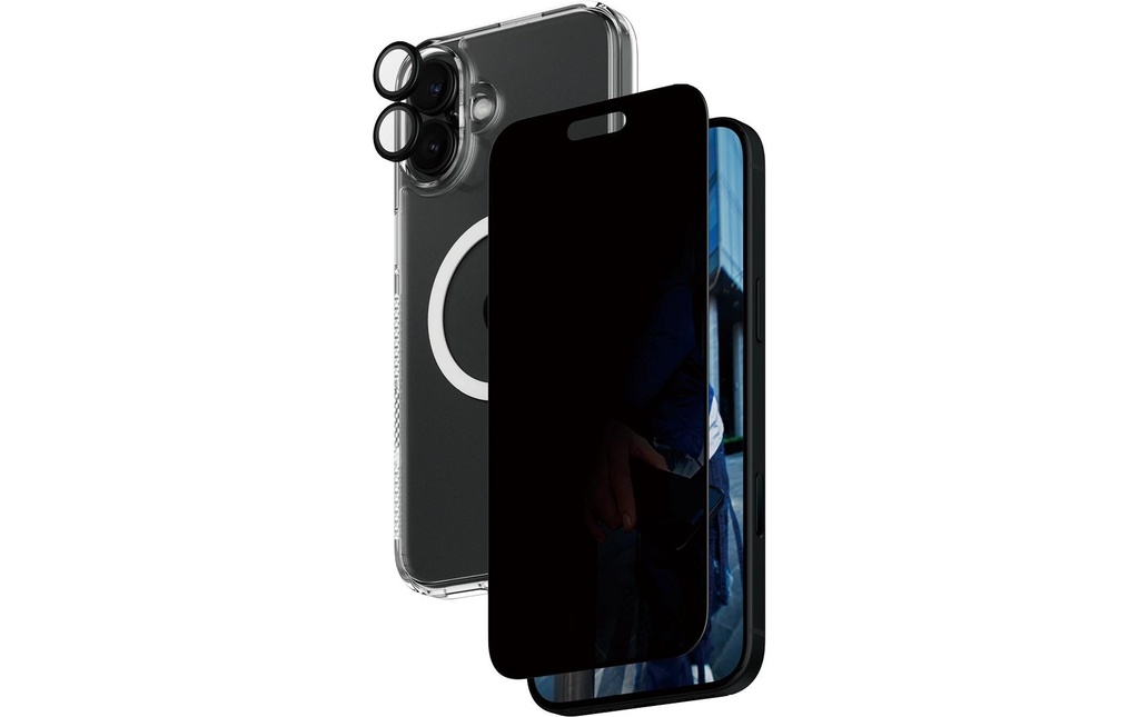 CARE Protection d’écran 3-in-1 Privacy iPhone 16 Plus