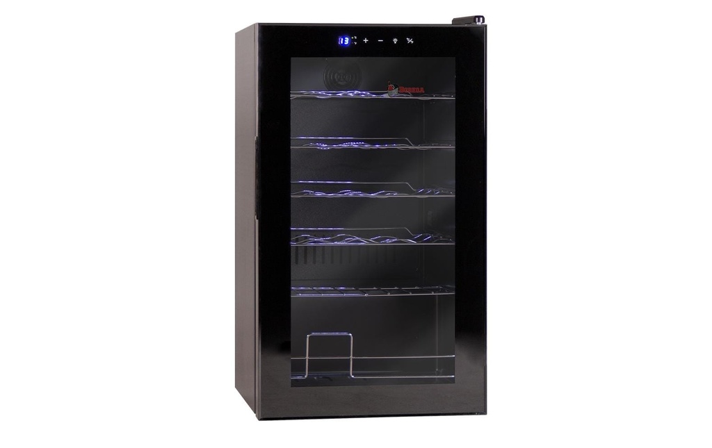 Kibernetik Armoire de mise en température pour le vin Bodega BWS24 Noir, Droite