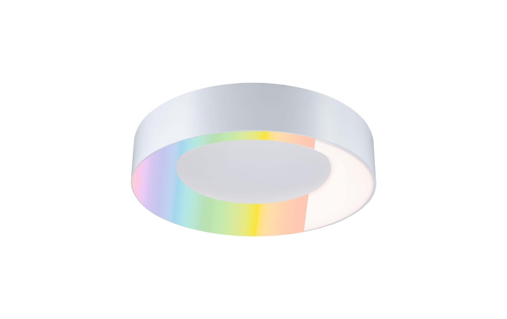 Paulmann Plafonnier Casca IP44, blanc mat
