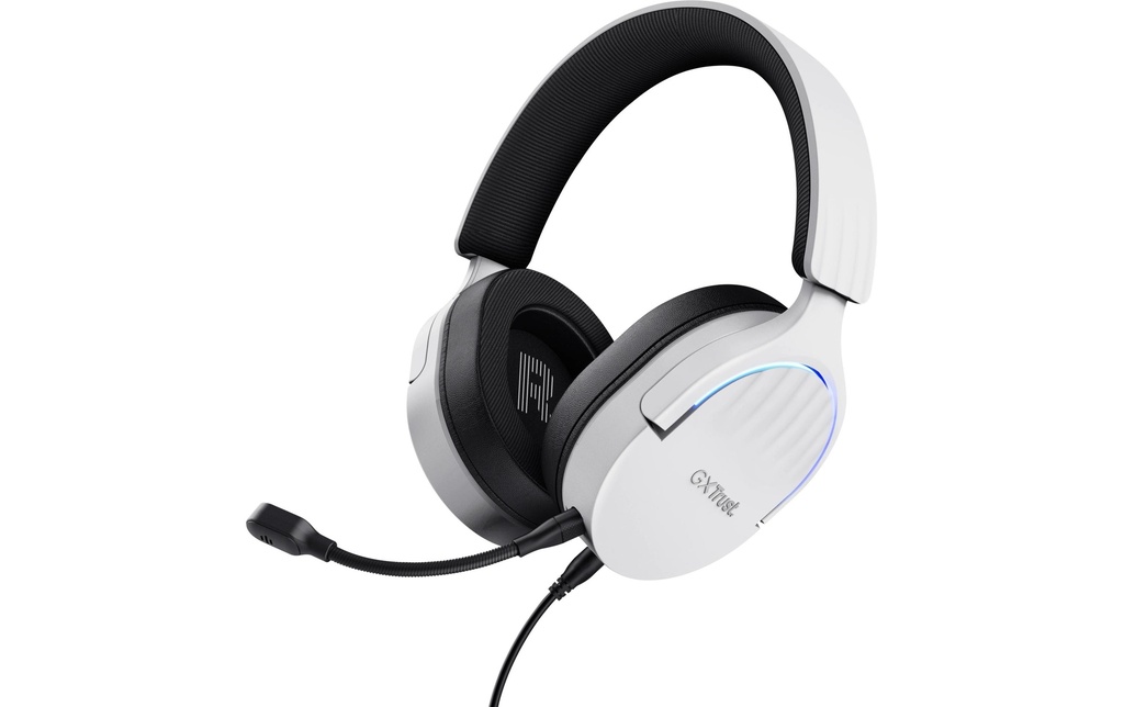 Trust Casque gaming GXT 490 FAYZO Noir/Blanc