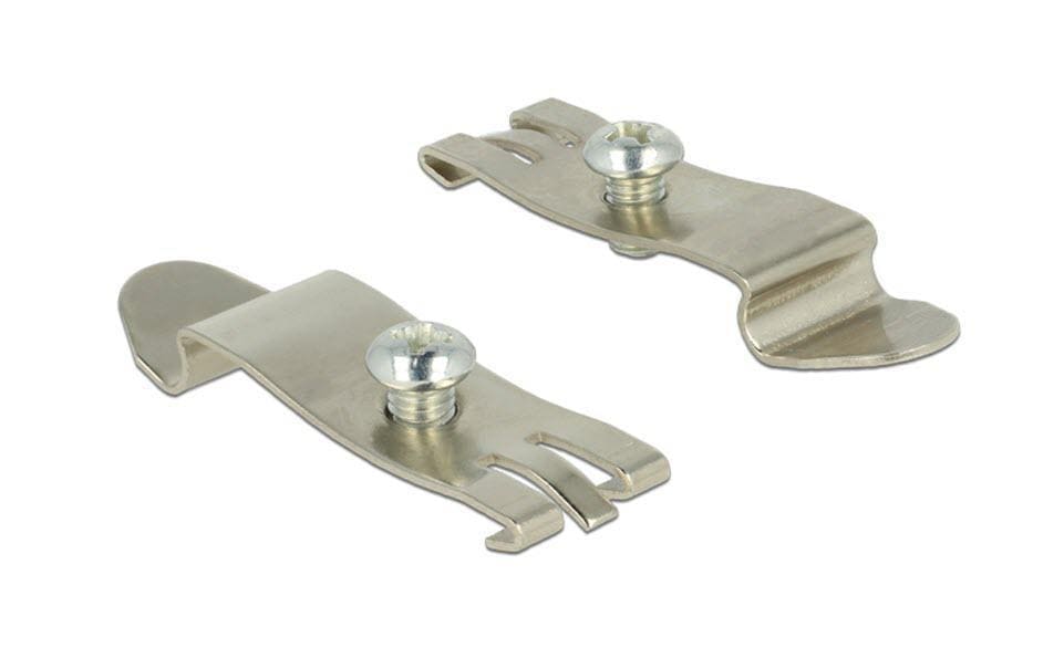 Delock Supports de rail Kit de montage pour 8 & 12 panneaux de brassage