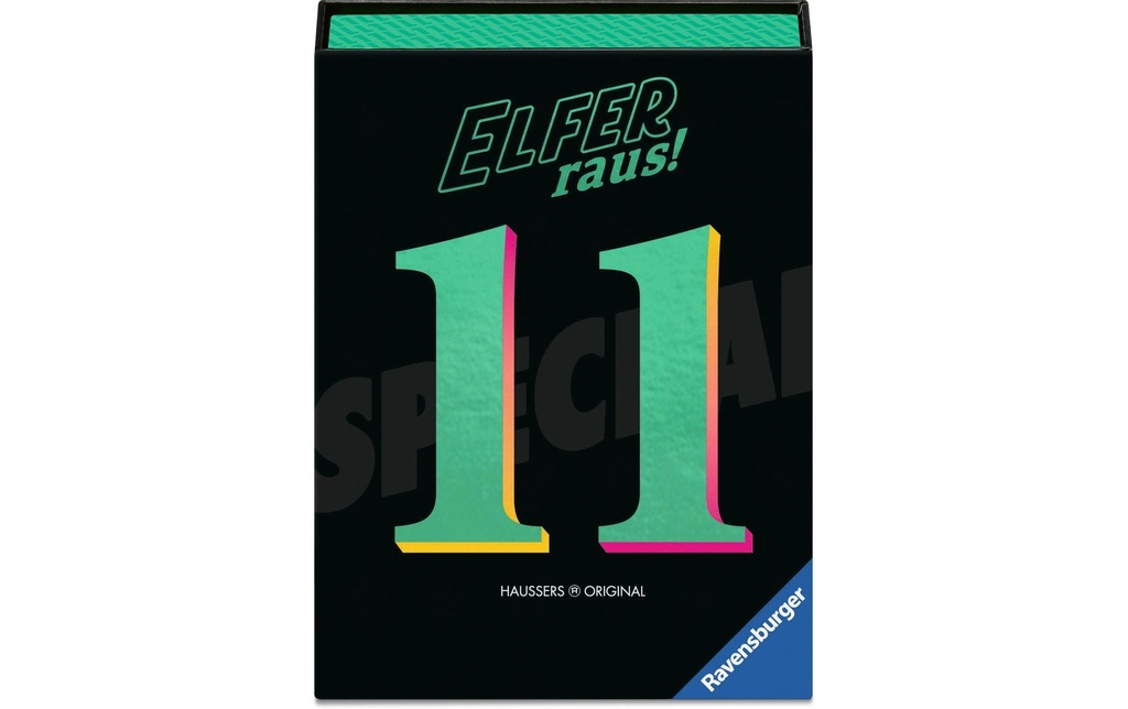 Ravensburger Jeu de cartes Elfer Raus! Édition spéciale 2-6 joueurs