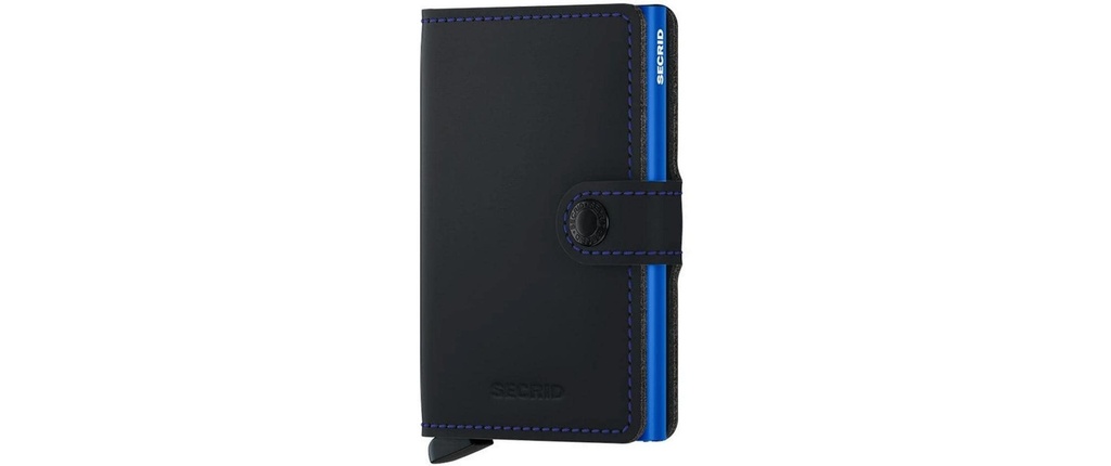 SECRID Portefeuille Mini portefeuille Bleu noir mat