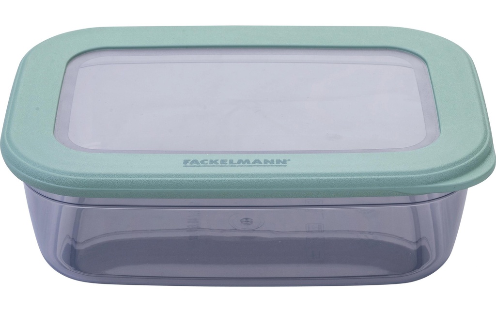 Fackelmann Récipients à provisions be the move 1.2 l, Transparent/Vert clair