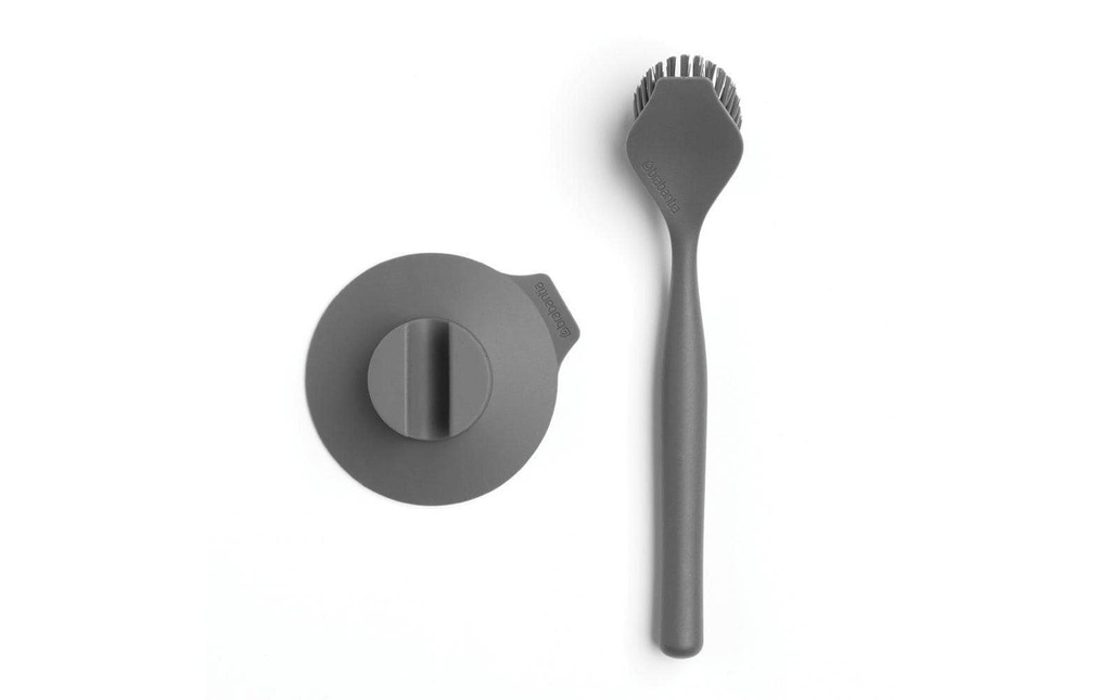 Brabantia Brosse à vaisselle Sink side Gris foncé