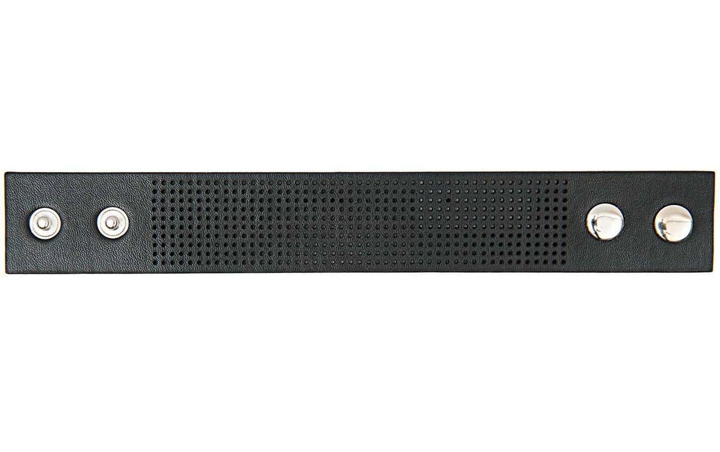 Rico Design Bande en cuir 23 x 3 cm Noir