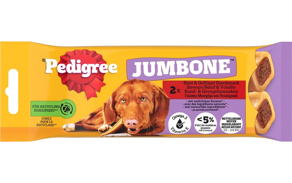 Pedigree Jumbone Large au bœuf 180 g