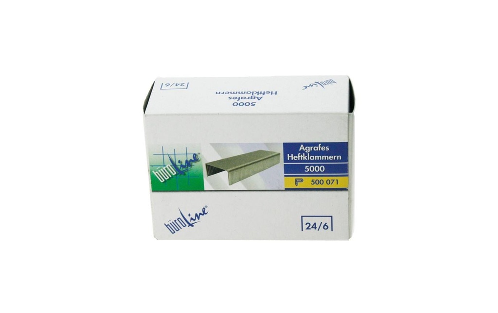 Büroline Agrafe 24/6 mm 5000 Pièce/s