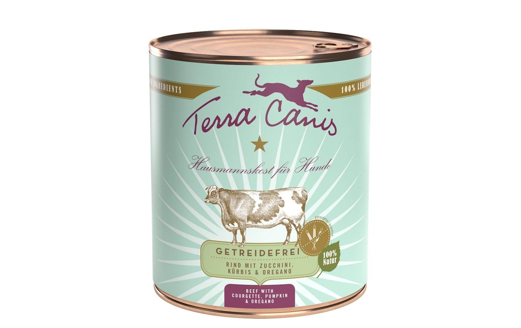 Terra Canis Alimentation humide Bœuf sans céréales, 800 g