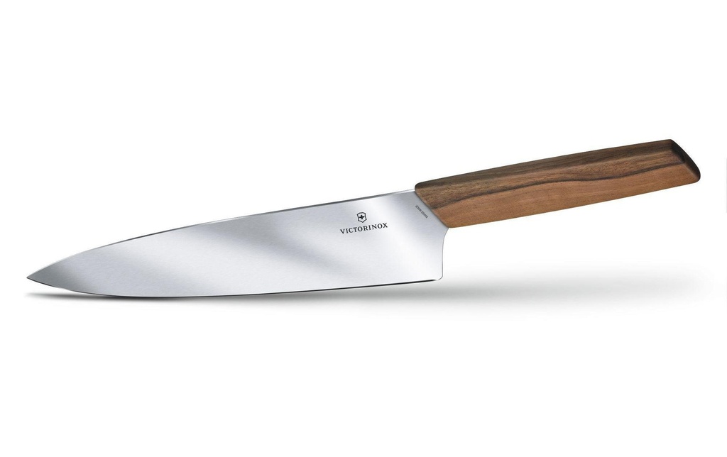 Victorinox Couteau trancheur Swiss Modern 20 cm, Noyer