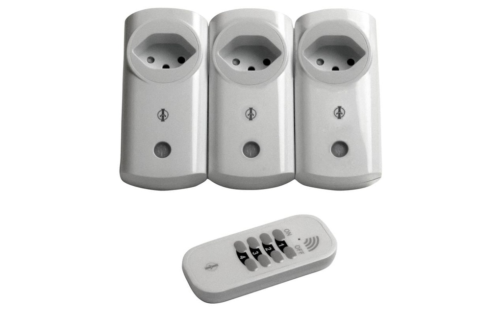 Intertechno Prises radio ITI-3 Power Blanc