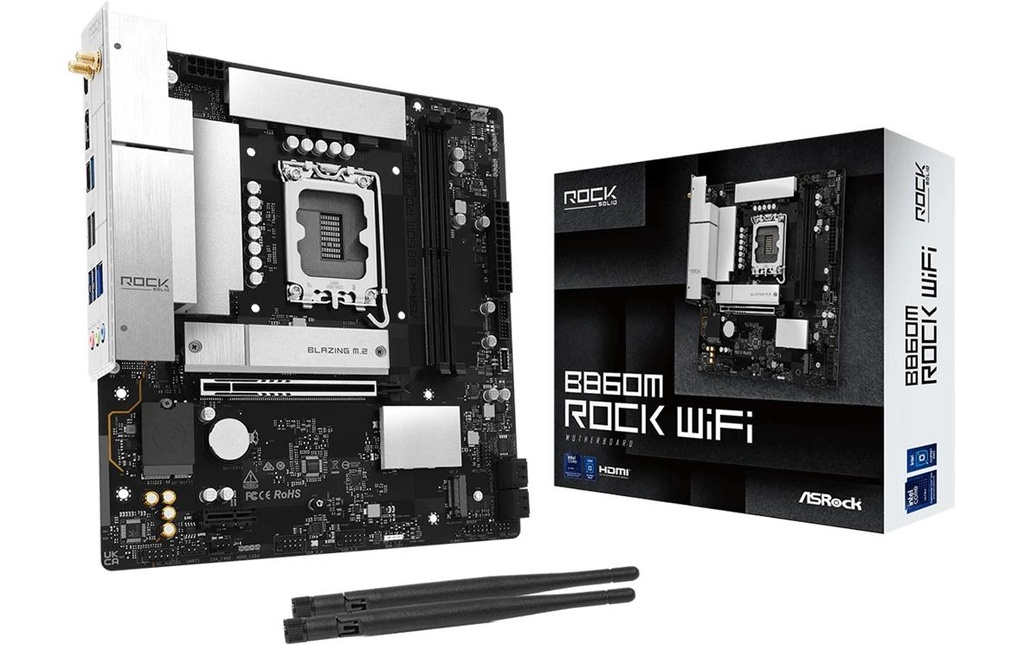 ASRock Carte mère B860M Rock WiFi