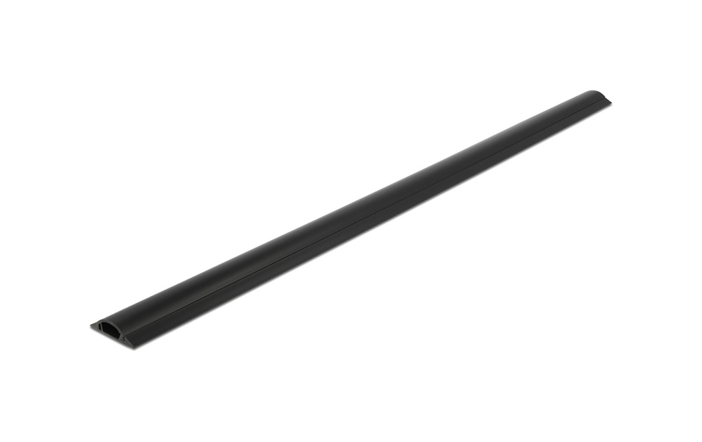 Delock Goulotte autocollant 1 m x 30 mm Noir