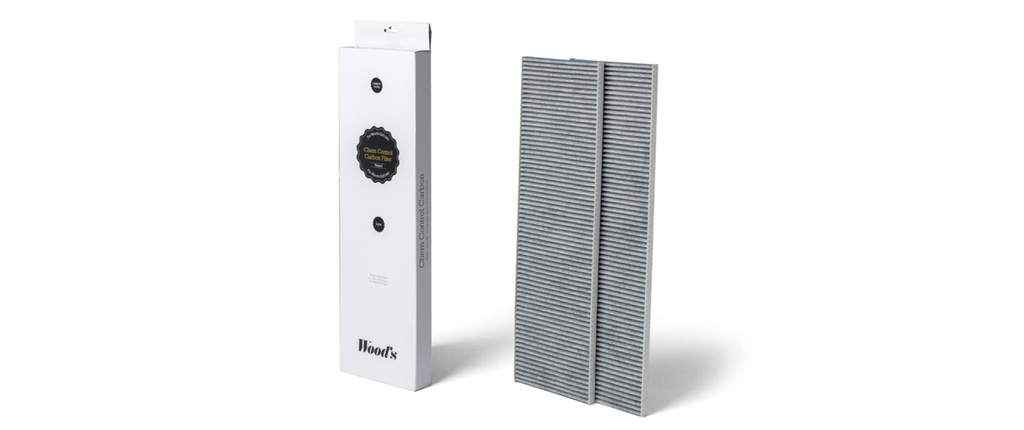 Wood's Filtre à charbon actif GRAN 900 2 pièces