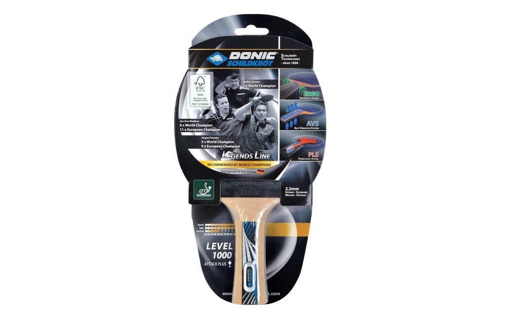 DONIC Schildkröt Raquette de ping-pong Legends 1000