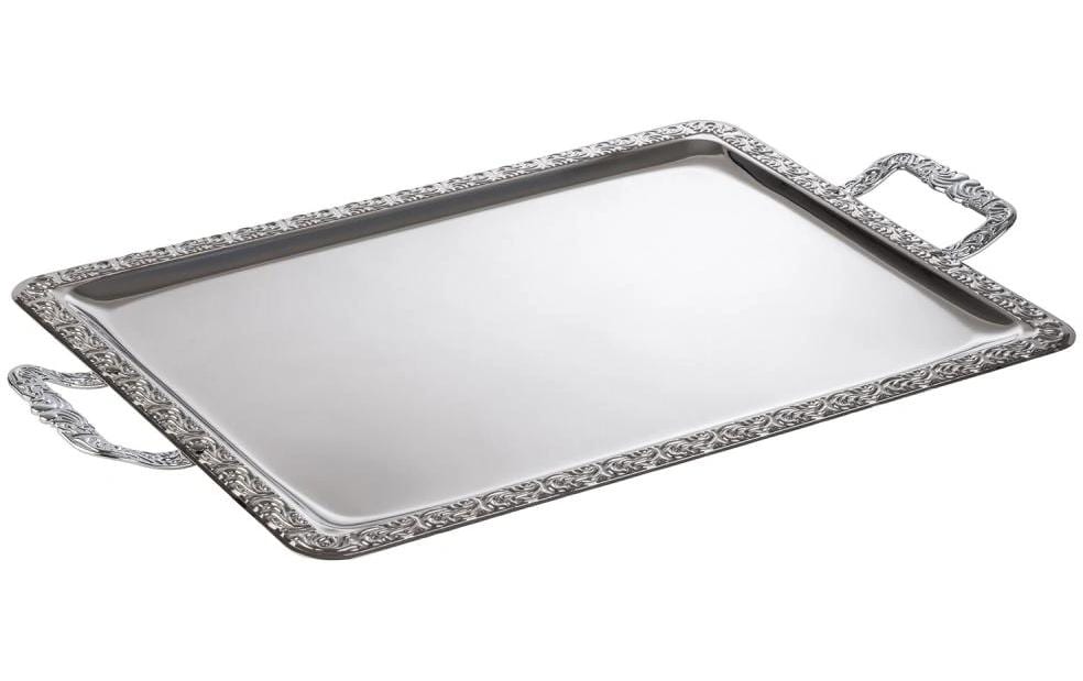 APS Plateau de service Plateau Manger plus beau avec poignée 62 x 36 x 3 cm