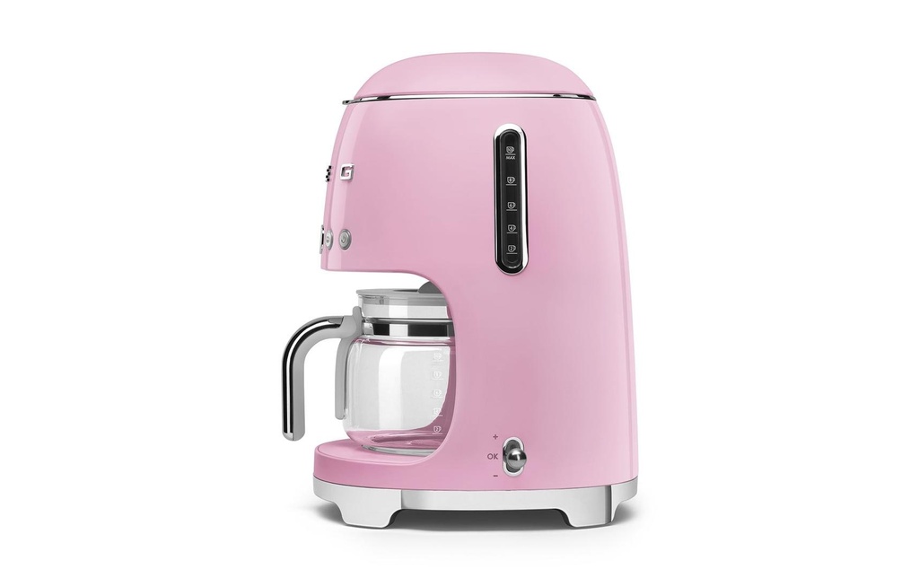 SMEG Cafetière filtre DCF02PKEU Rose/Rose clair