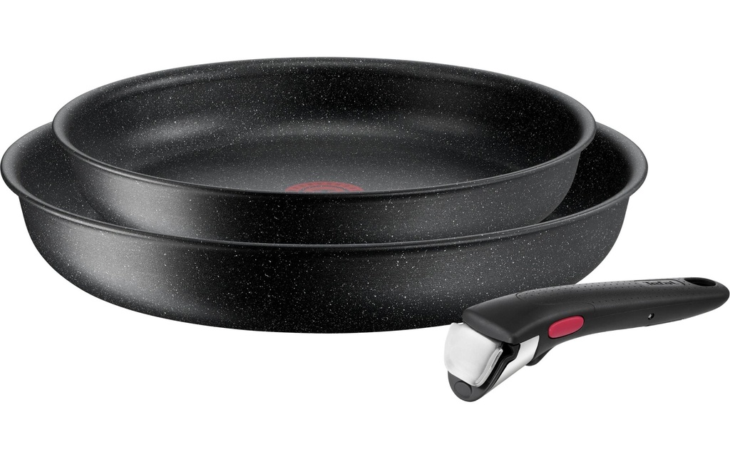 Tefal Set de poêle Ingenio Black Stone 24 cm/28 cm