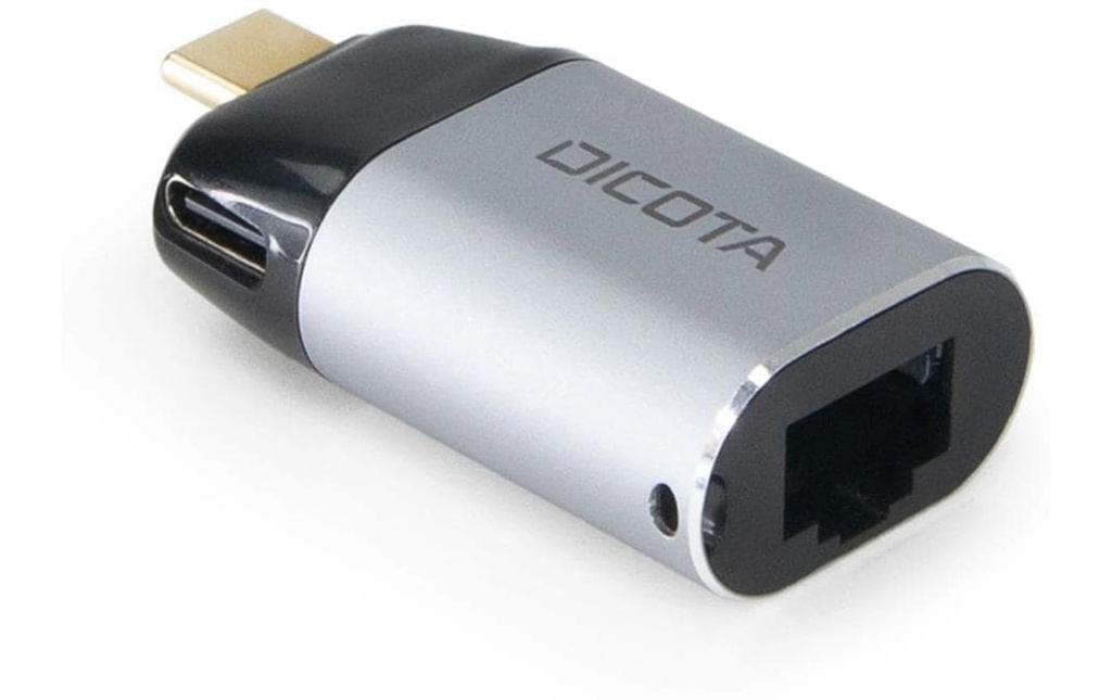 DICOTA Adaptateurs réseau USB-C – RJ45 Gigabit-LAN
