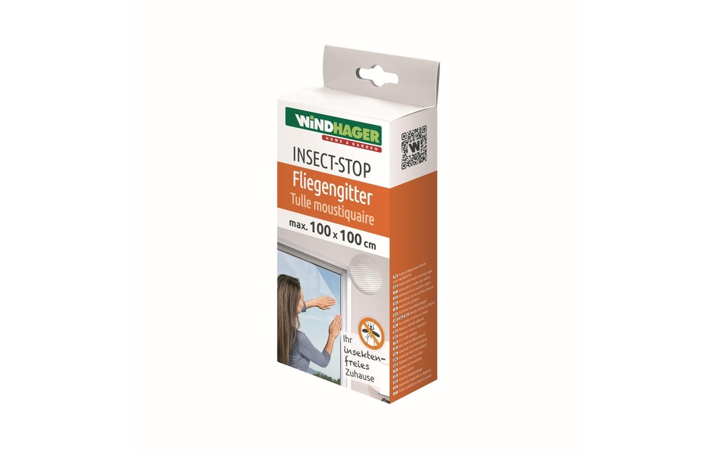 Windhager Moustiquaire IS Plus 100 x 100 cm Blanc