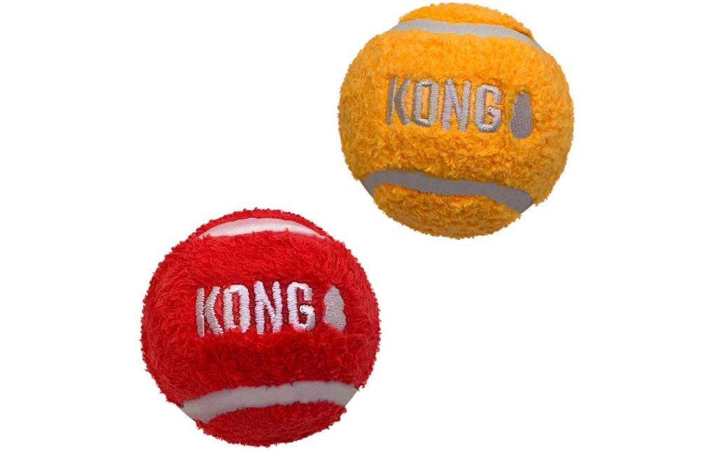 Kong Balles Sport Softies Lot de 2 Grandes Paquet de 2, assortis, L
