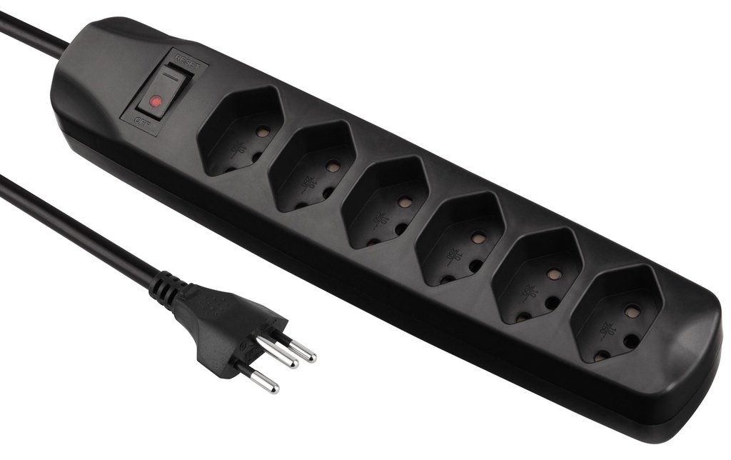 FURBER.power Bloc multiprises 6x T13 avec interrupteur