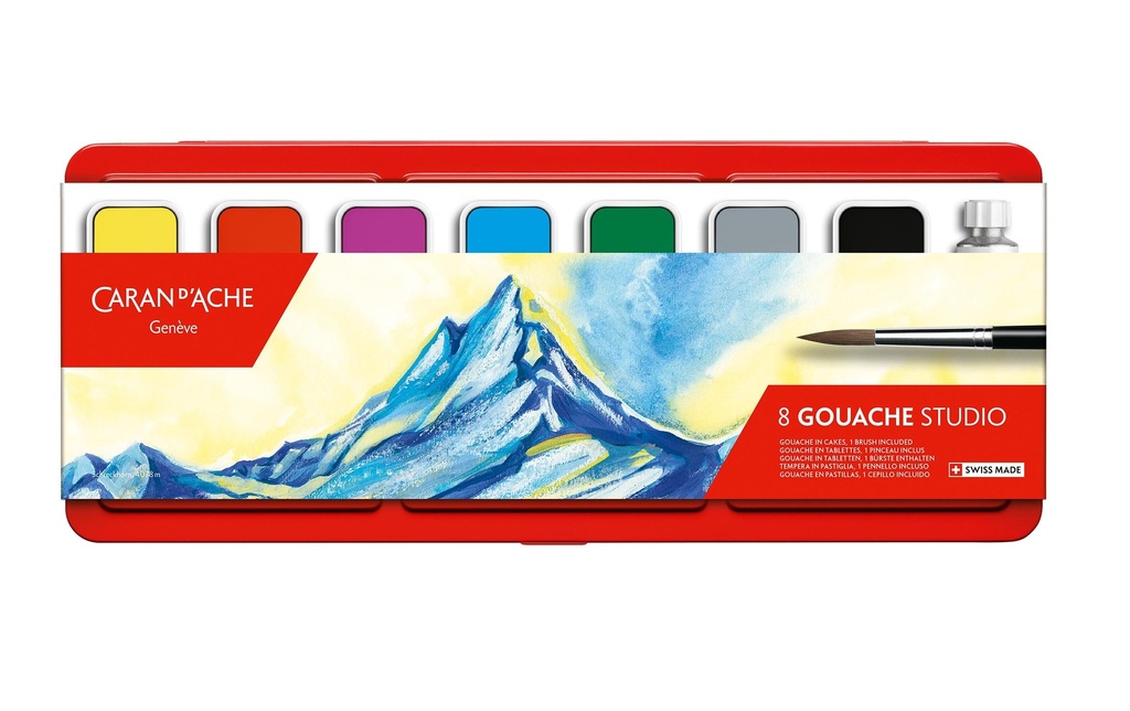 CARAN D'ACHE Gouache 1000 8pces (8 pces)