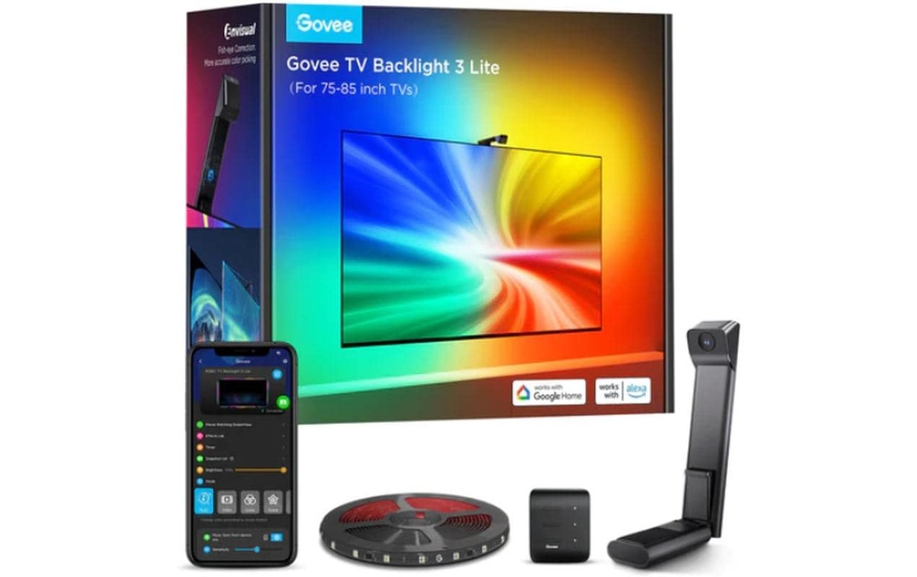 Govee Envisual TV Backlight T3, 75-85 RGBICW, WiFi, BT