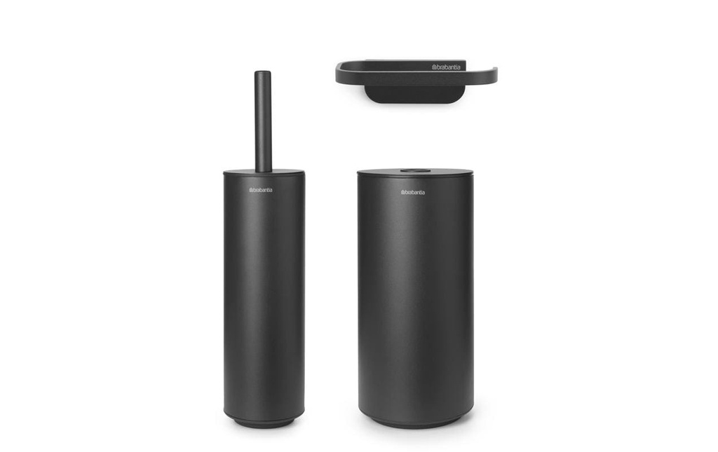 Brabantia Accessoires de salle de bain Mindset En 3 parties, Anthracite