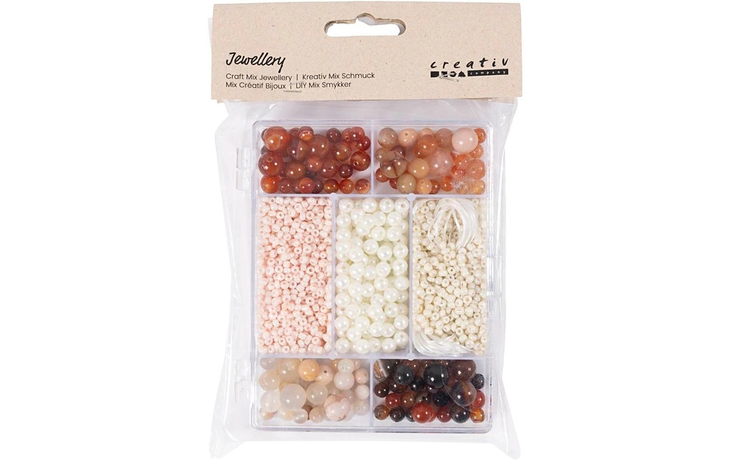 Creativ Company Kits de perles Cristaux, Couleurs assorties