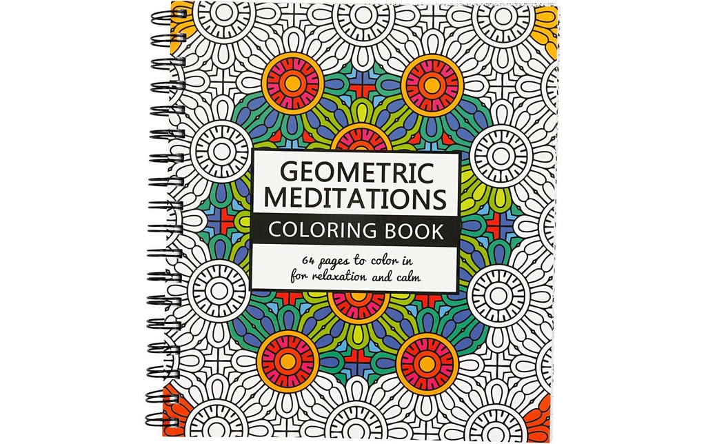 Creativ Company Cahier à colorier Méditation géométrique 19.5 x 23 cm, 64 pages