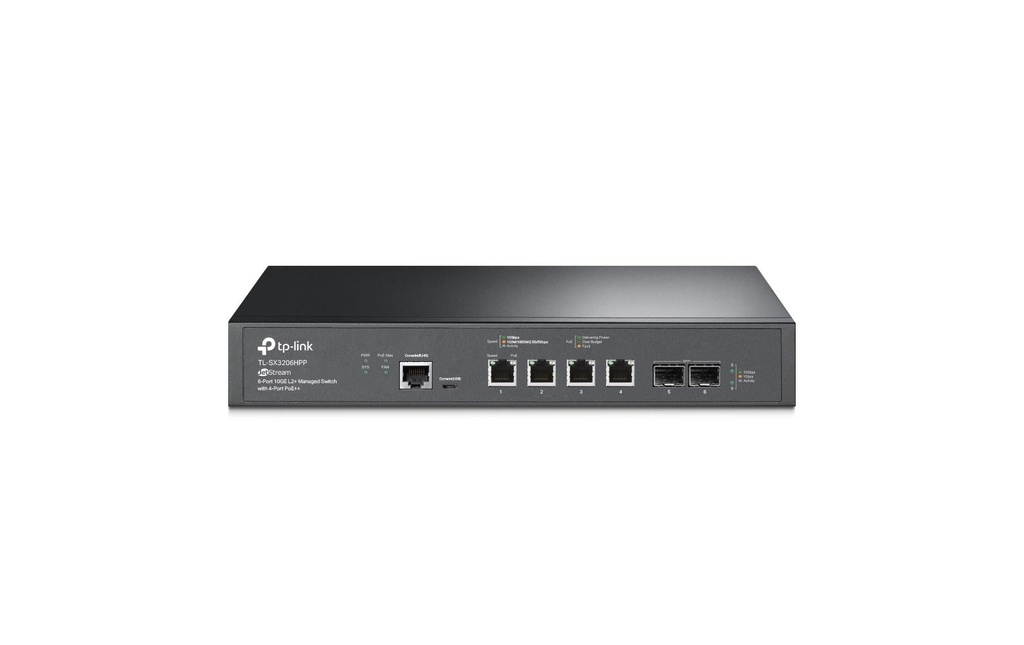TP-Link PoE++ Switch Commutateur L2+ 6 ports 10G SX3206HPP 6 ports