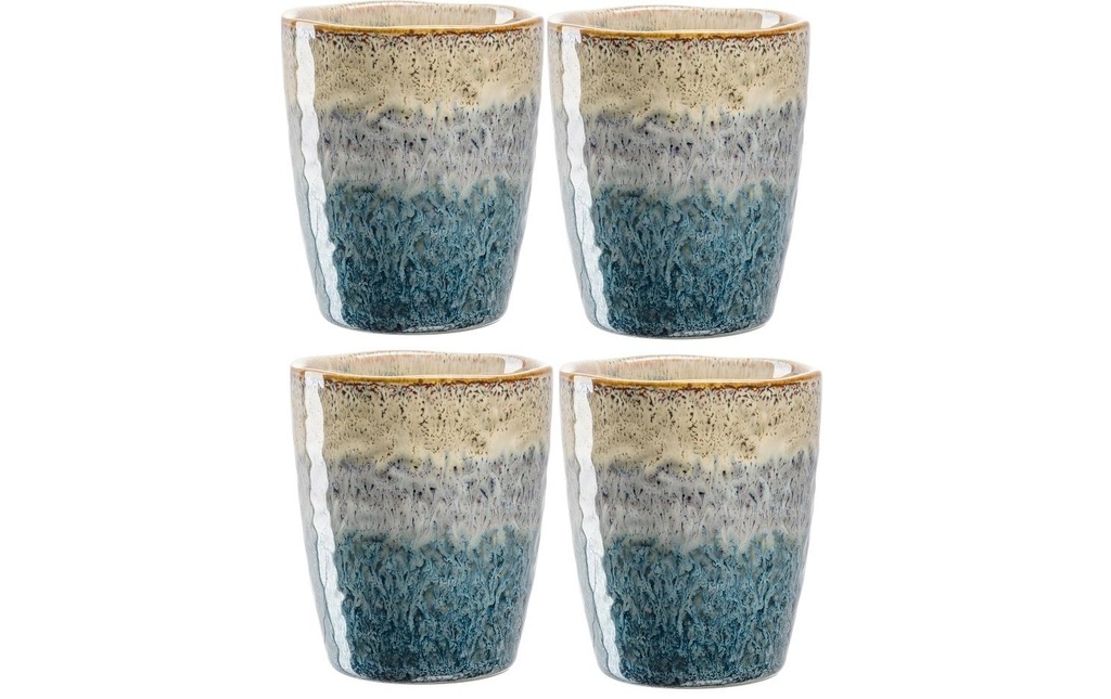 LEONARDO Gobelet à café Matera 300 ml, 4 Pièce/s, Bleu