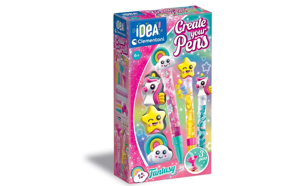 CLEMENTONI Set bricol.Créat.stylo Fanta