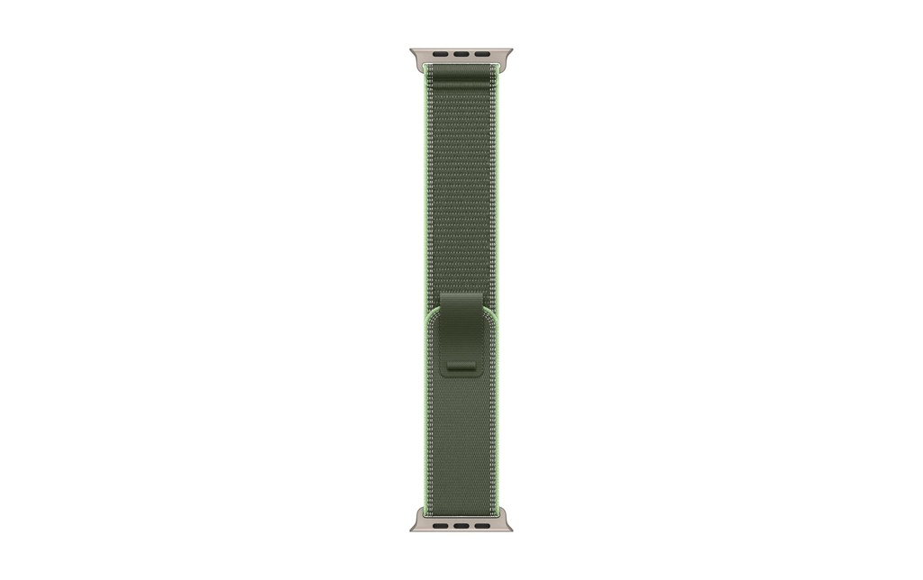 Apple Trail Loop 49 mm Green/Neon S/M Natural Titanium